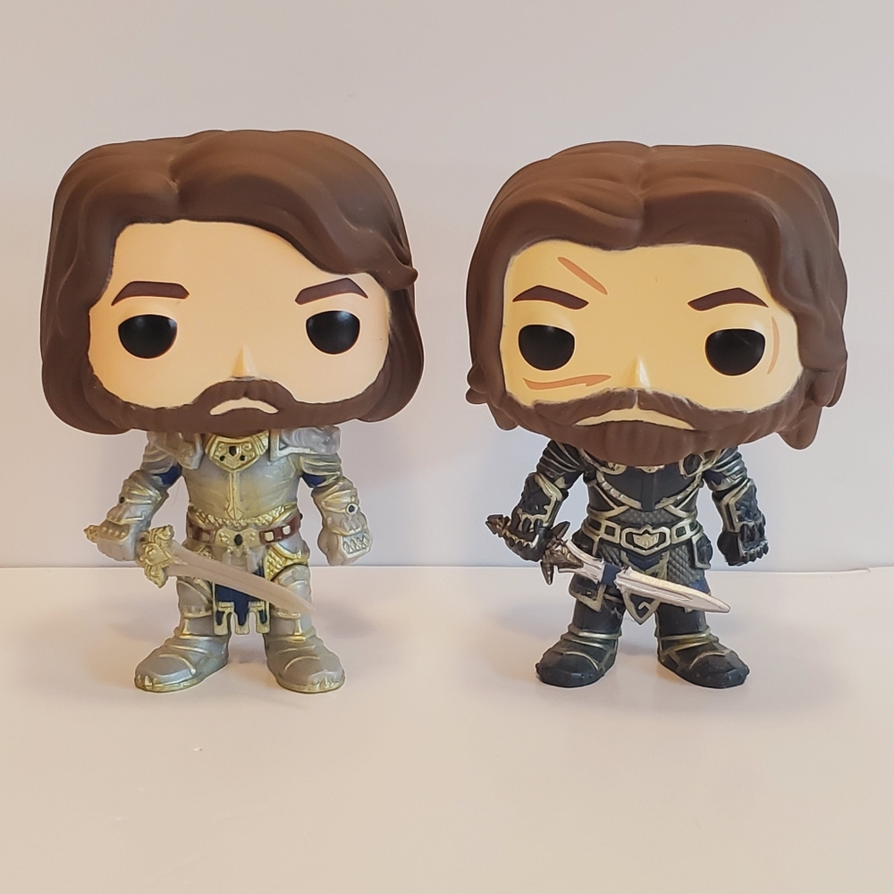 Funko Pop! Movies Warcraft - #284 LOTHAR & #285 KING LLANE - Vinyl Figures